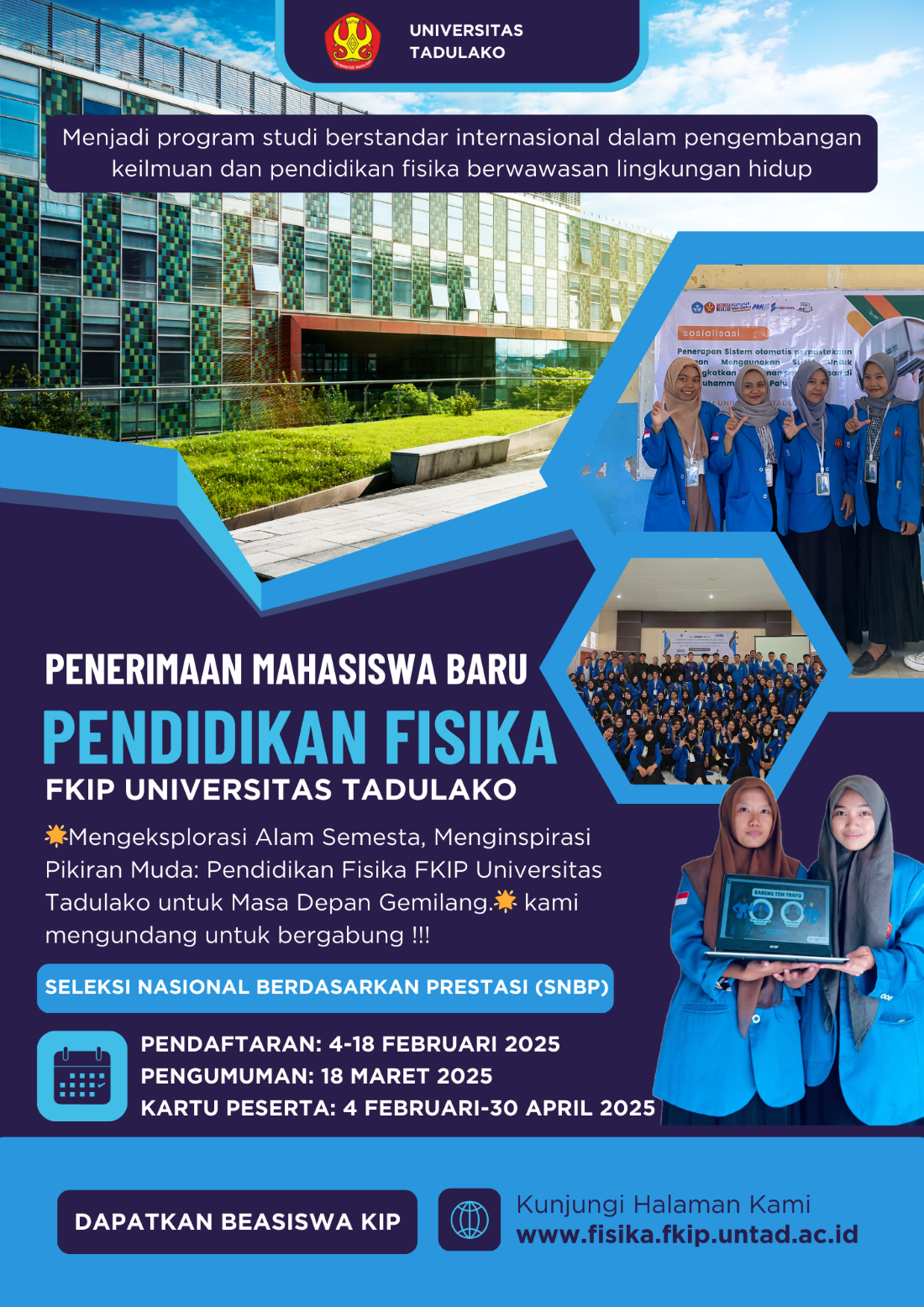 Program Studi Pendidikan Fisika FKIP Universitas Tadulako: Pilihan Tepat untuk Masa Depan Gemilang