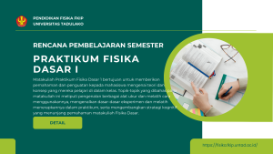 Praktikum Fisika Dasar I