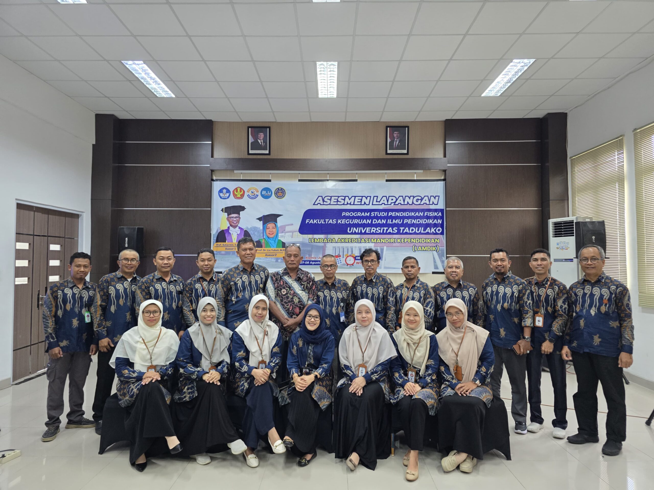 Program Studi Pendidikan Fisika FKIP Universitas Tadulako Jalani Asesmen Lapangan Akreditasi